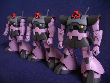 Hguc ドム 黒い三連星 その17 おっさんガンプラ