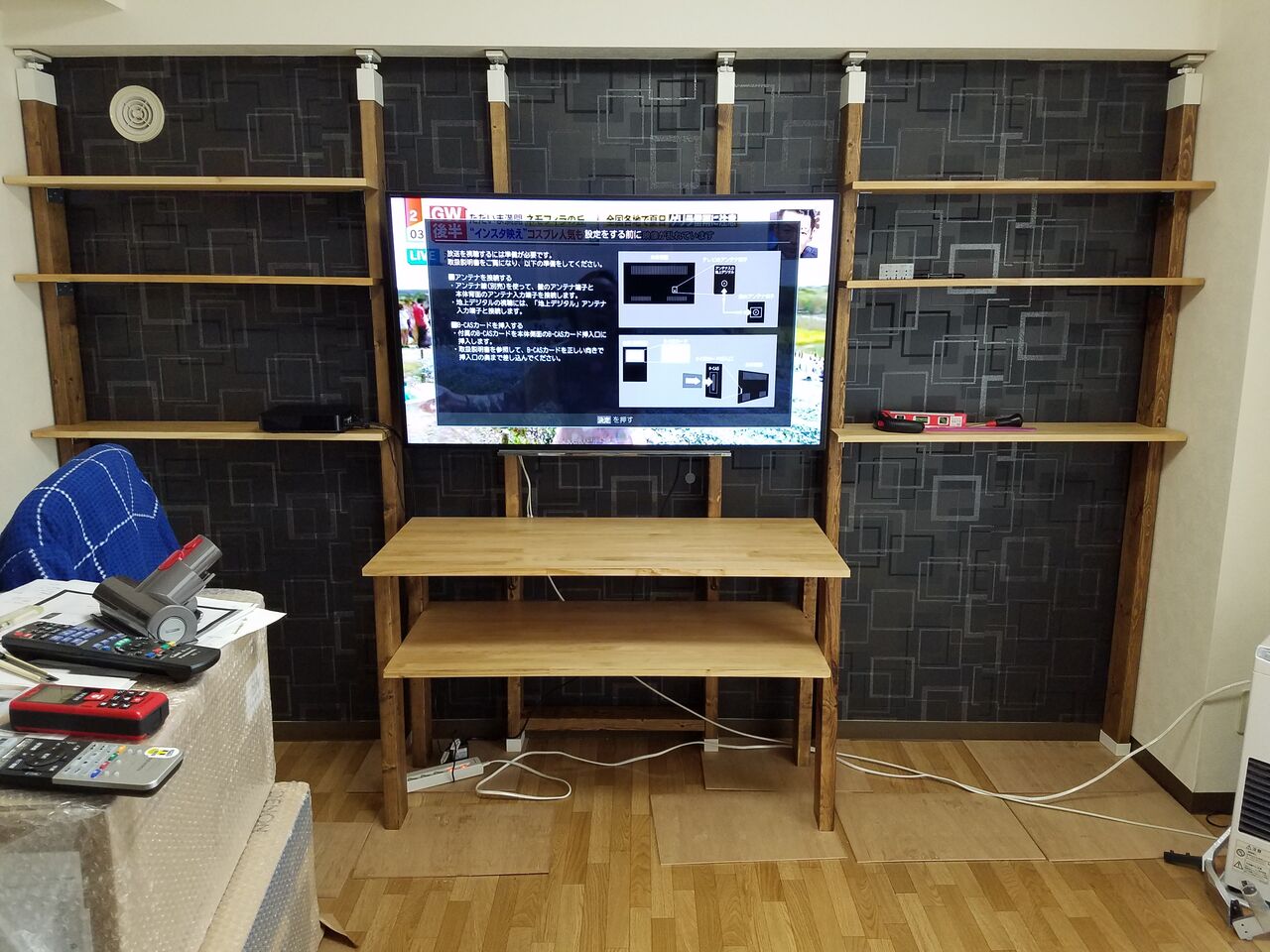 自宅での映画鑑賞環境を考える Diyでavラックを作る 組立編 映画よ今夜もありがとう