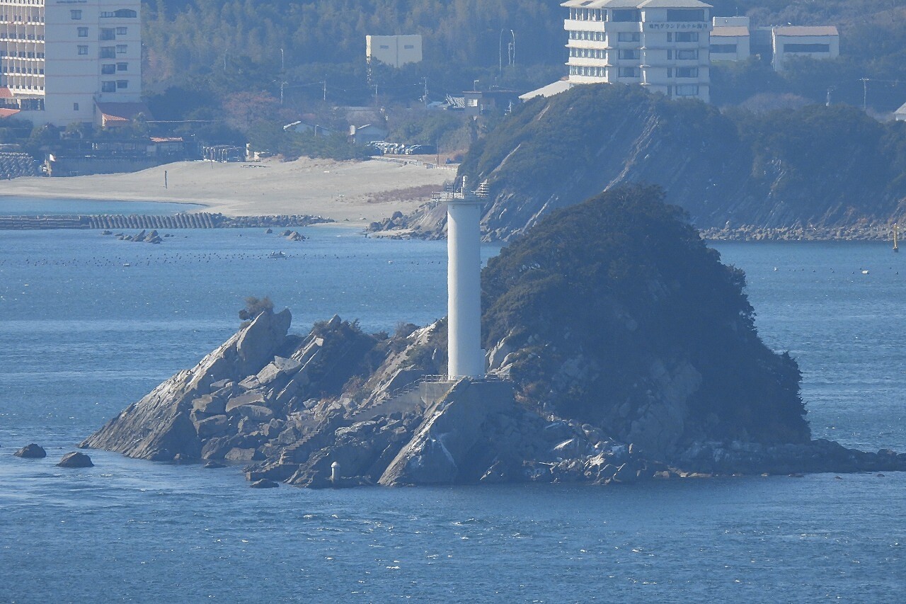鳴門飛島灯台 なるととびしま (2026/2/9再々) : プジョーで訪ねた灯台