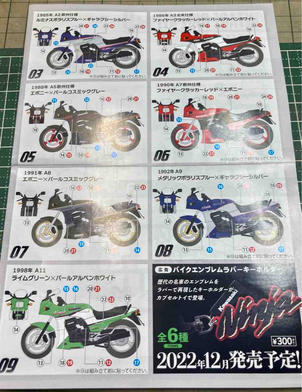ヴィンテージバイクキット 1/24 Kawasaki GPZ900R A3 その1 : ケント