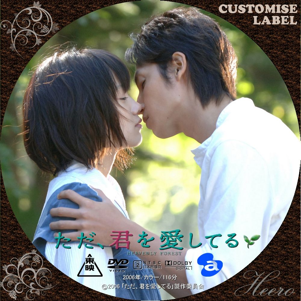 ただ、君を愛してる : DVD/CD Label Storage Warehouse 2