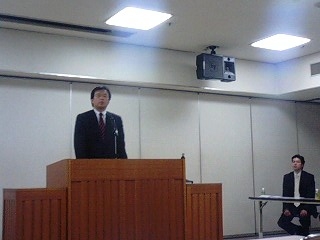 愛知治郎先生の国政報告会が盛会に行われました 秋葉けんや活動報告