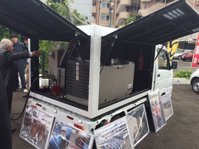 一社 宮城県lpガス協会 移動電源車披露式に出席しました 秋葉けんや活動報告
