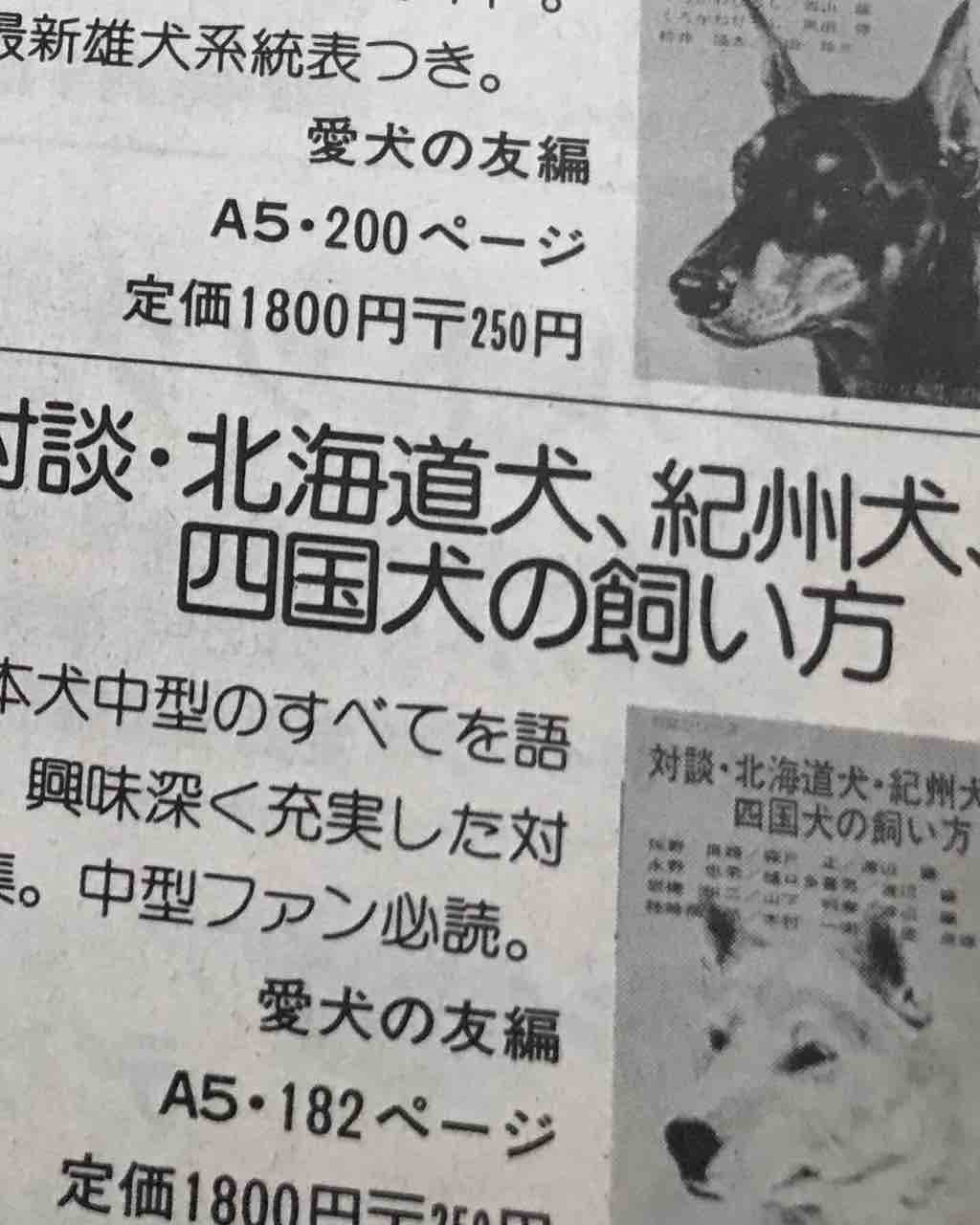 愛犬の友(1987年)☆ : Day by Day ~紀州犬犬舎 健悠庵のブログ~ 愛犬の友(1987年)☆ : Day by Day ~紀州犬犬舎 健悠庵のブログ~