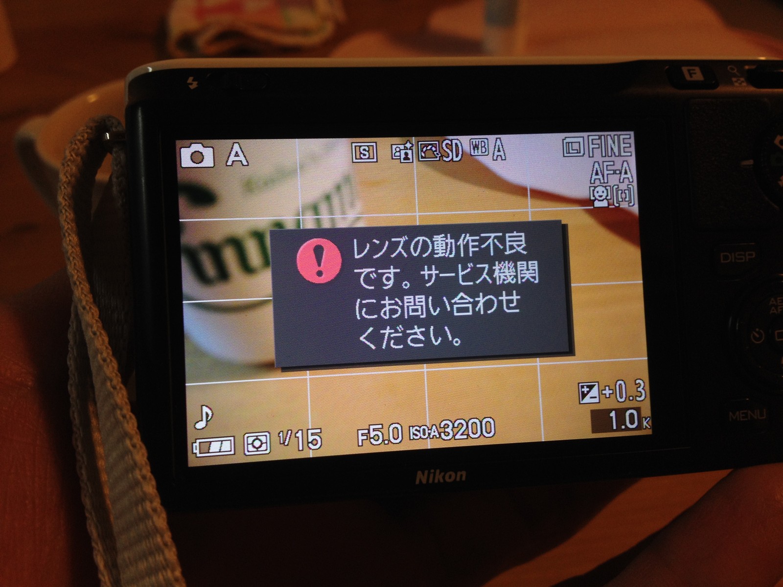 Kenzoブログ いつもココロにカメラを レンズの動作不良です サービス機関にお問い合わせ下さい Nikon1