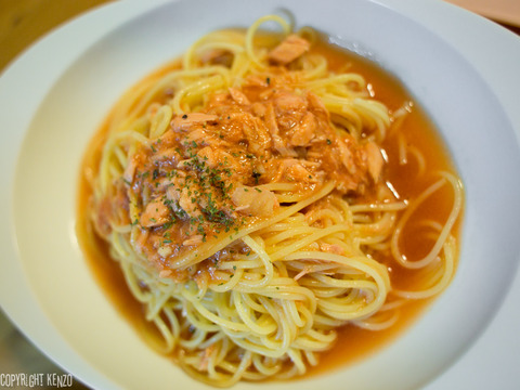 冷たいスパゲッティ_トマトソース_1