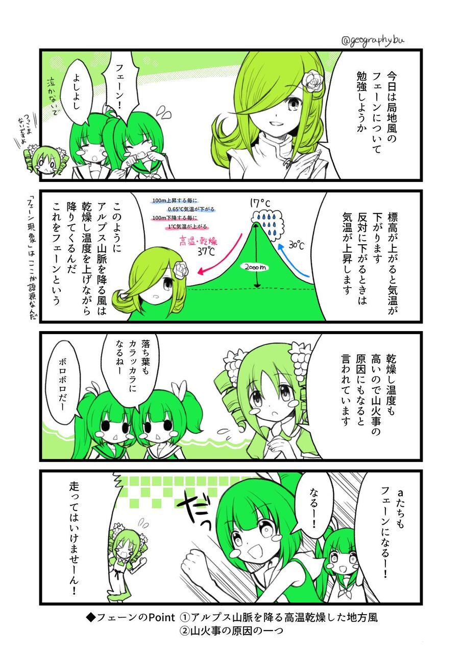 ケッペンちゃん C気候区ちゃん 地理おた部 高校地理お助け部