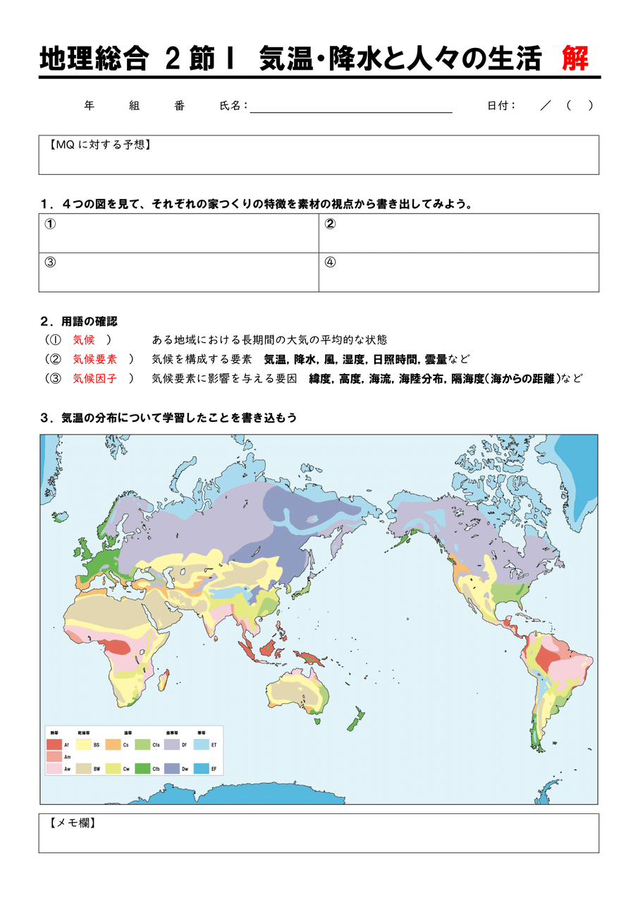 Power Point 地理総合対応 気温 降水と人々の生活 地理おた部 高校地理お助け部