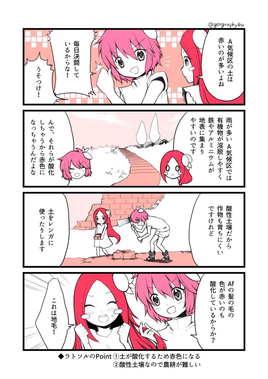 ケッペンちゃん 土壌シリーズ 高校地理お助け部 ケッペンちゃん 土壌シリーズ 高校地理お助け部