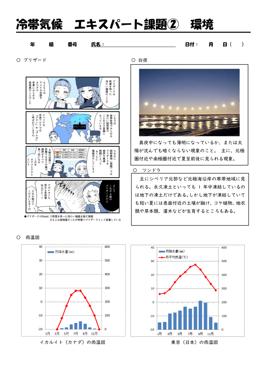ジグソー法 イヌイットの生活 地理おた部 高校地理お助け部