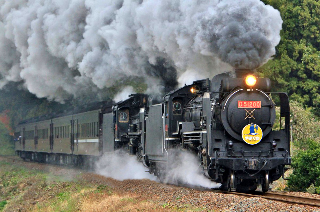 D51-200＋C57-1で重連運転 : 鉄道写真情報館 GIG@NET