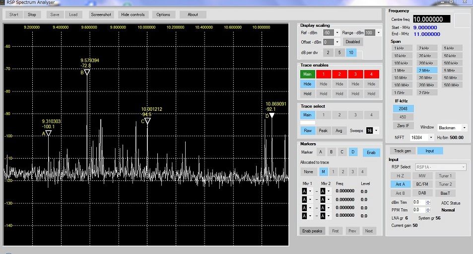 RSP Spectrum Analyser : kerokeronyororoのblog