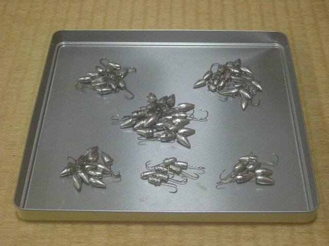 ライト ダート用ジグヘッド自作 その２ ワームでポン