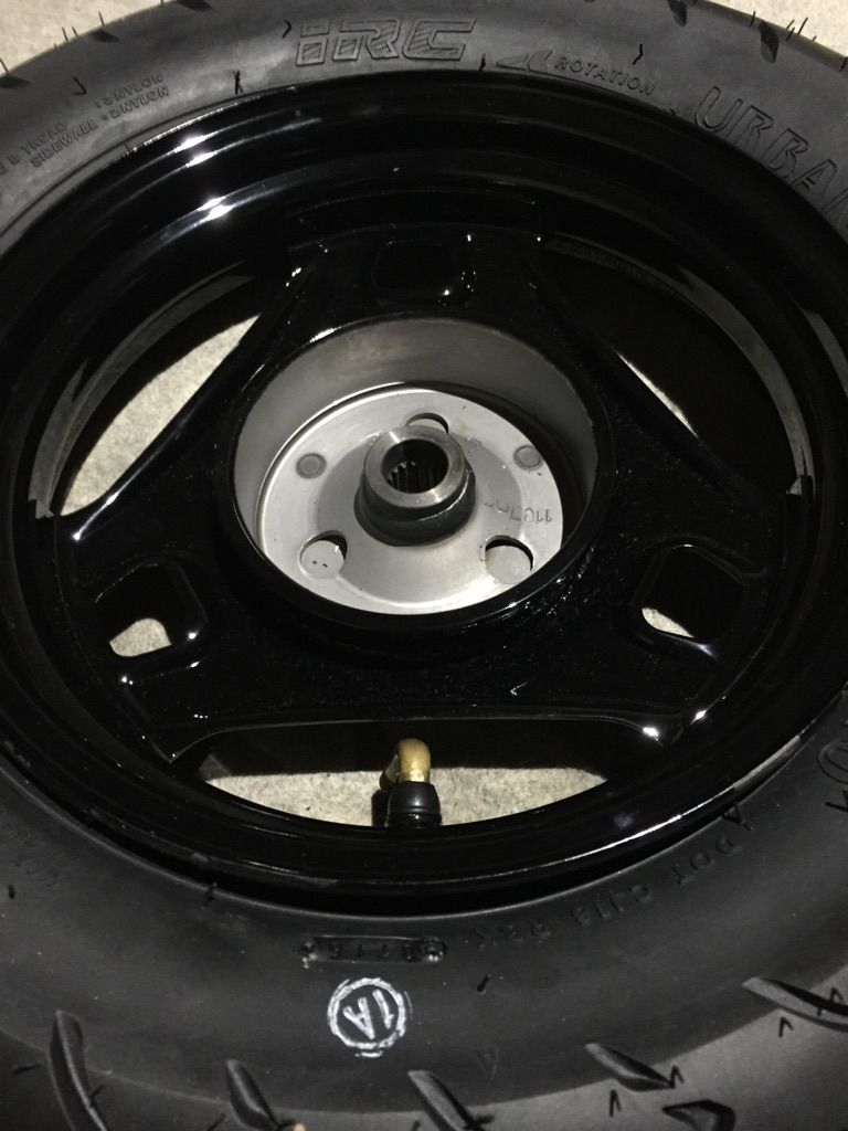 アドレスV125 リアホイール購入とタイヤ取付 : 啄木鳥のblog