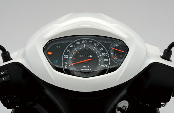 アドレス125 (DT11A)カスタム日記 時計取付 : 啄木鳥のblog