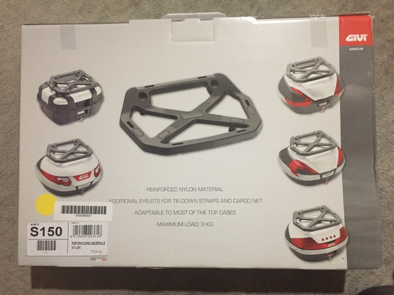 GIVI S150 ユニバーサルラック : 啄木鳥のblog