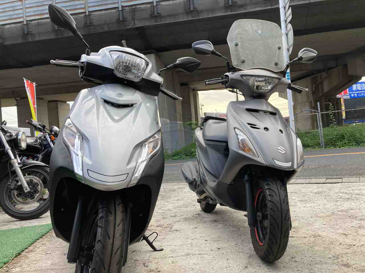 アドレス125 dt11a 低走行8100キロ 立ち止まり