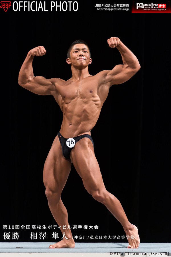 爆誕 15歳 高校一年の全国高校生ボディビル選手権優勝者がコレ ヤバすぎるｗｗｗ ケツ割れ一発