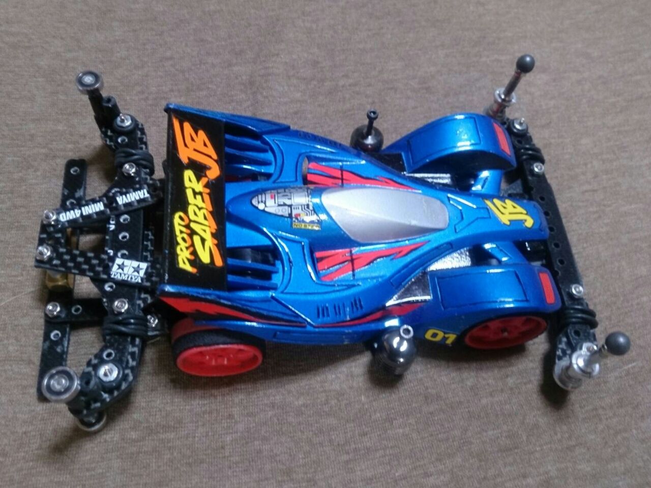 完成 11代目プロトセイバーｅｖｏ と新シャーシ Kevinのかっとび奮闘記