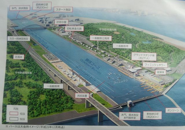 オリンピック ボート競技場の 海の森水上競技場 工事中 を視察しました 小森コンサルティングオフィス代表 小森康充のブログ