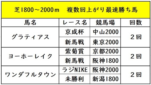 東京優駿最終データデータ⑦