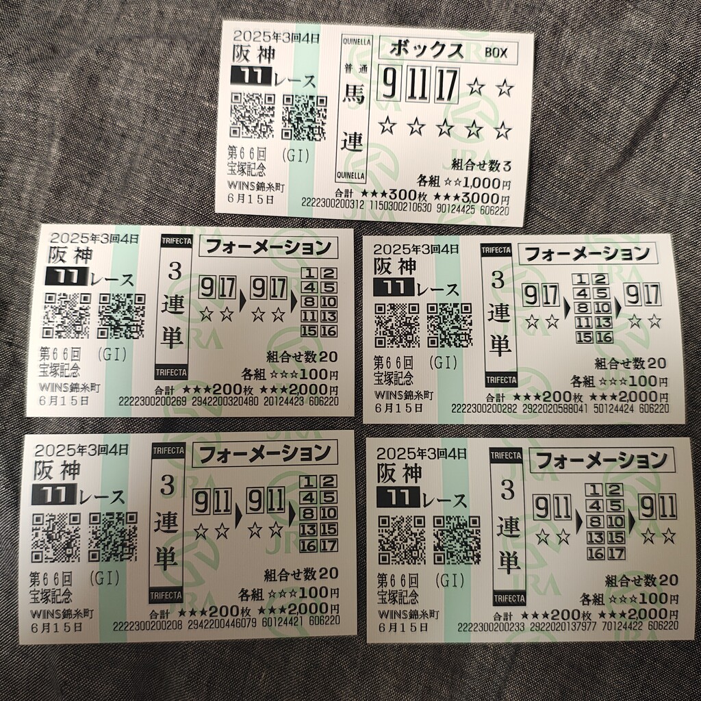 19】 宝塚記念 【2025】 : keyの血統予想blog2