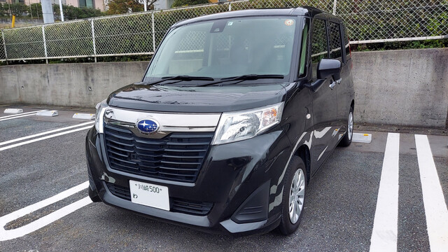 レンジローバーイヴォークの代車はスバルのジャスティでした おでかけｐｈｏｔｏ日記