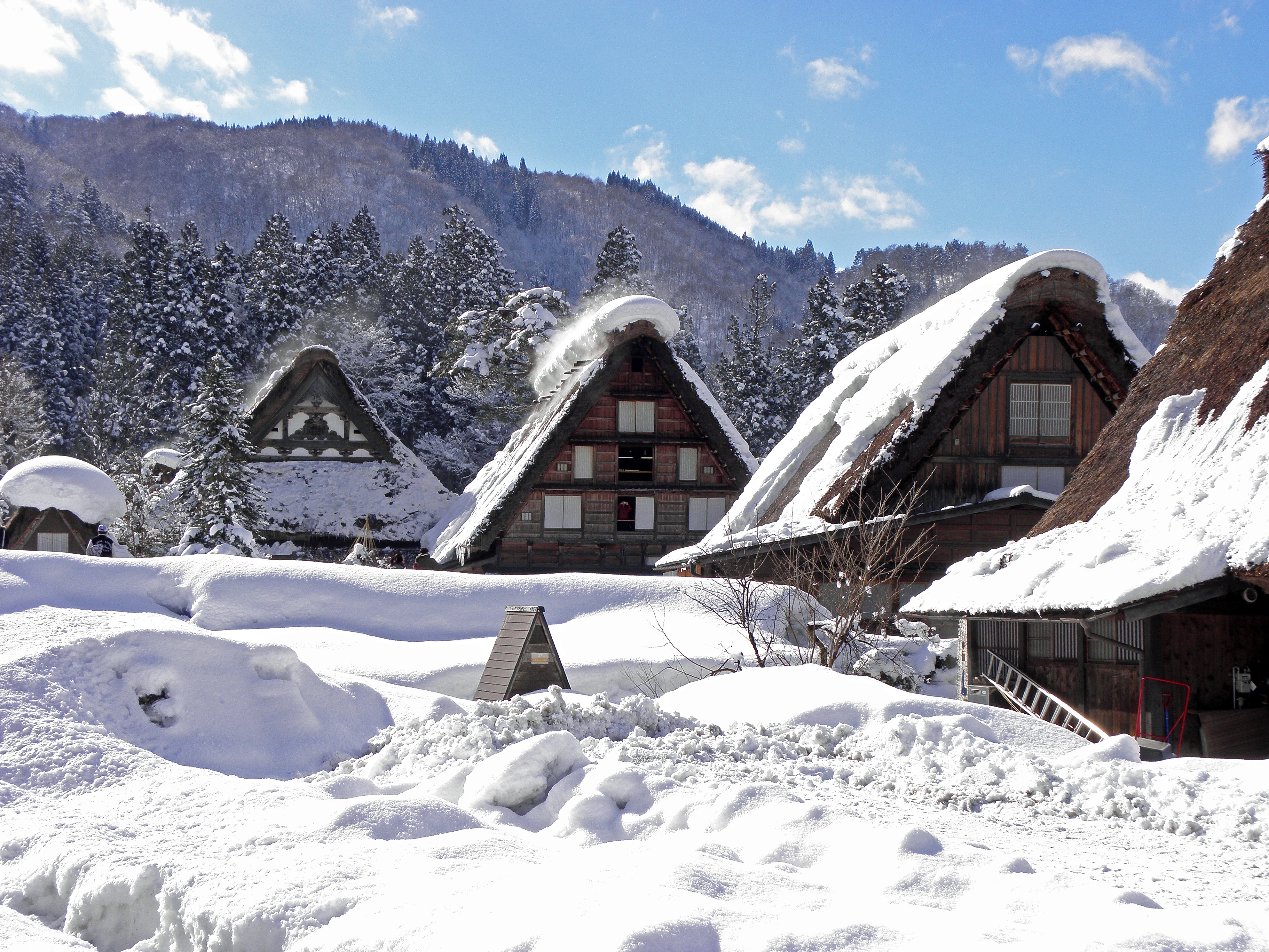 白川郷と雪景色 おでかけｐｈｏｔｏ日記