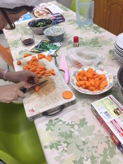 調理実習 クリームシチュー
