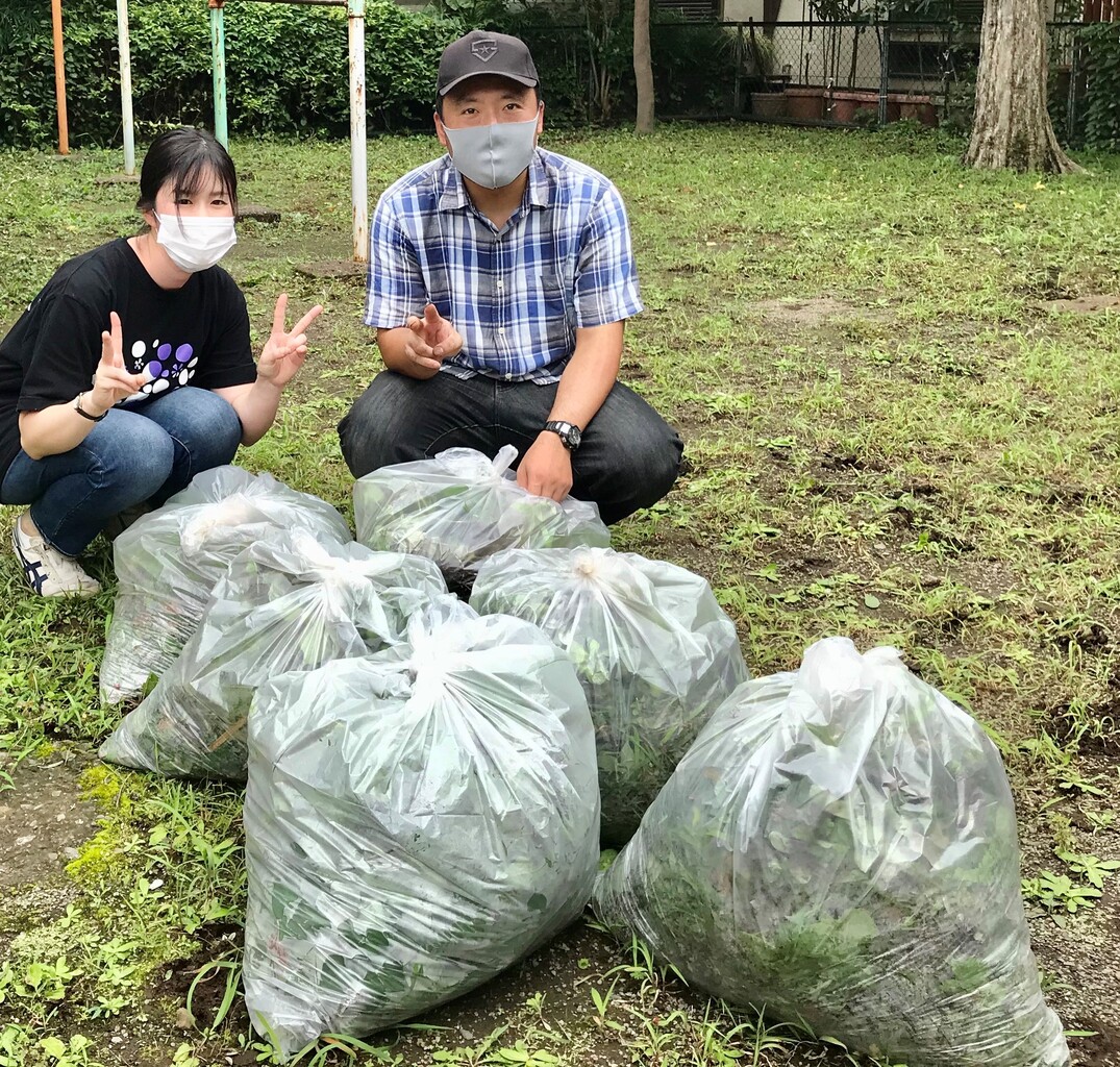 ブレンド 公園清掃にいきました 草むしり 相模原市 特定非営利活動法人けやきの会