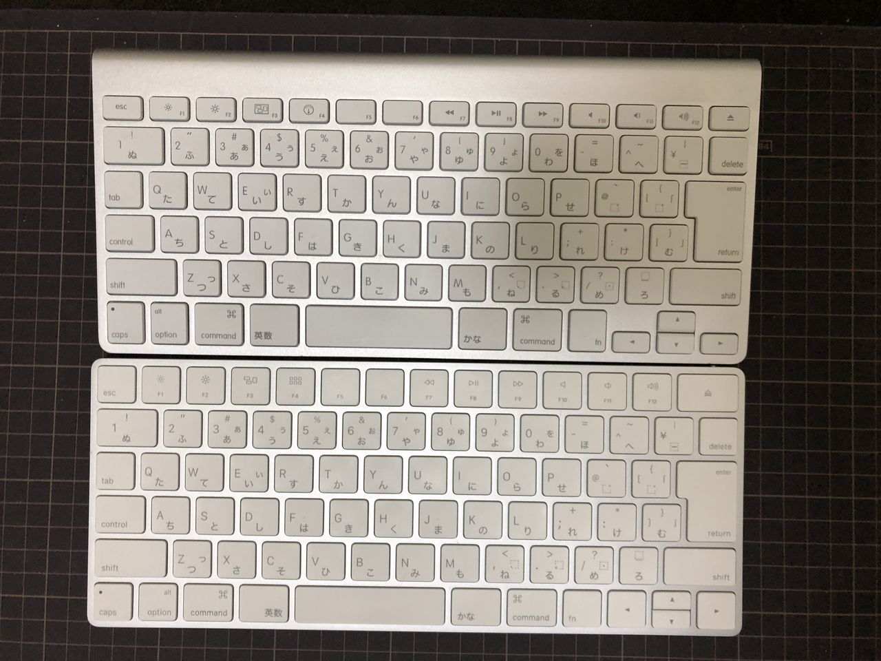 Apple Magic Keyboard 比較 その① (A1314とA1644) : キーボード