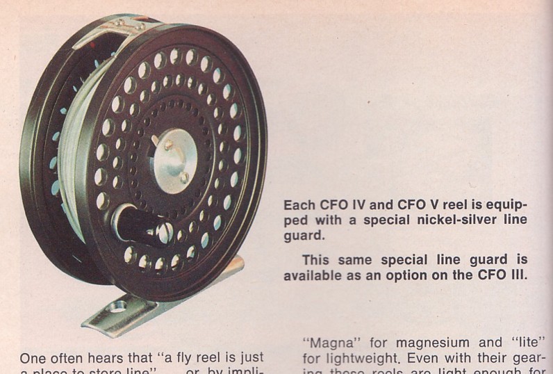 ORVIS C.F.O. Reels 初期のラインガードについて~ : Key ORVIS C.F.O. Reels 初期のラインガードについて~ : Key