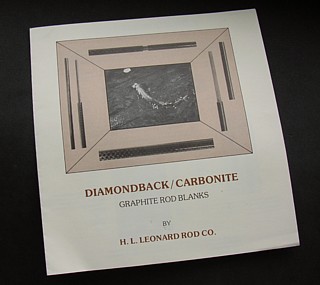 Leonard Graphite Rods Key Taccata's FF Tackle Den:~ Leonard Graphite Rod Blanks Catalog ~ ついでなので