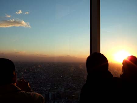 都庁からの富士山1