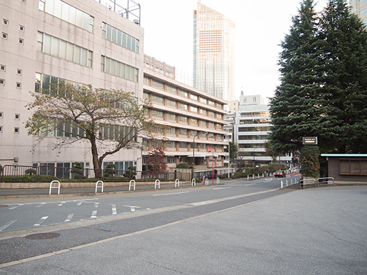 ホテルオークラ東京の坂道を歩いてみる2