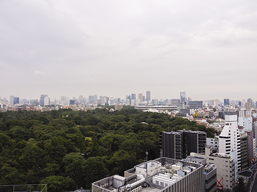 東京オリンピック前の新宿空景1