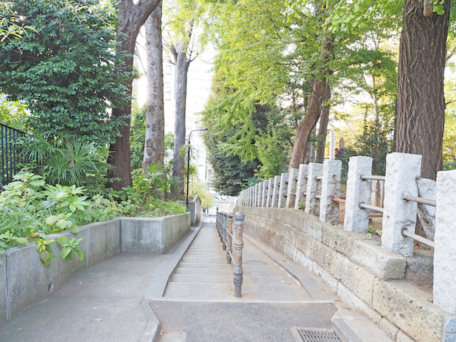 西向天神社と富士塚と階段4