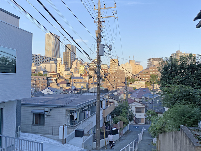 泉町1丁目の眺望坂2