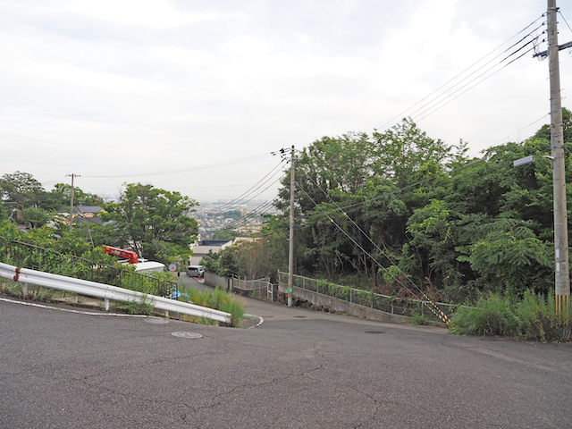 「苦楽園みはらし公園」前の眺望坂1