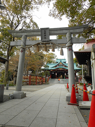 多摩川浅間神社の男坂?13