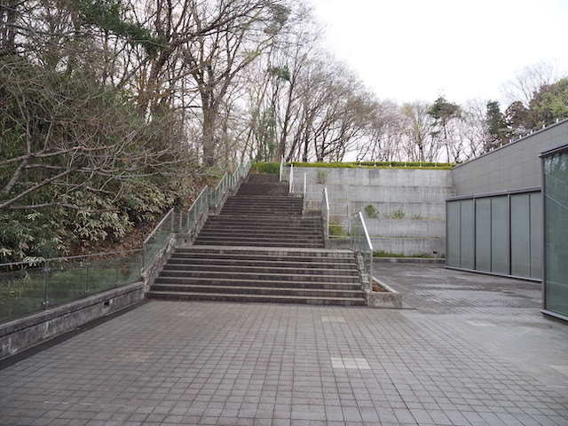 東大和市立郷土博物館大階段4