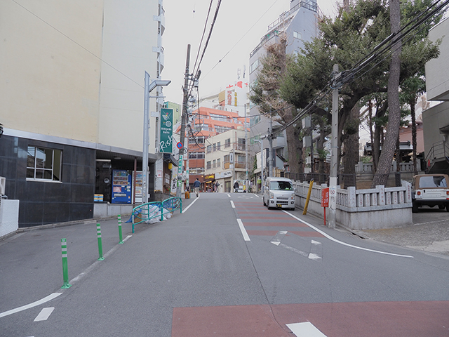 気象神社(高円寺氷川神社)と坂道4