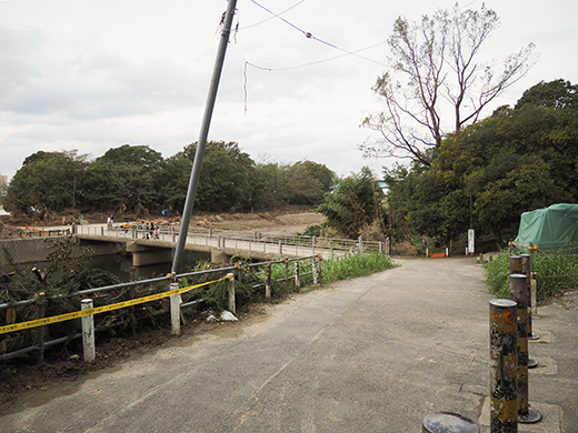 二子玉川の河川敷からの富士山と水害の記憶6