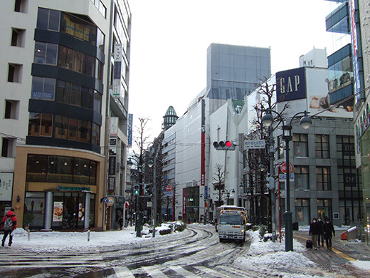 渋谷雪景2014_04