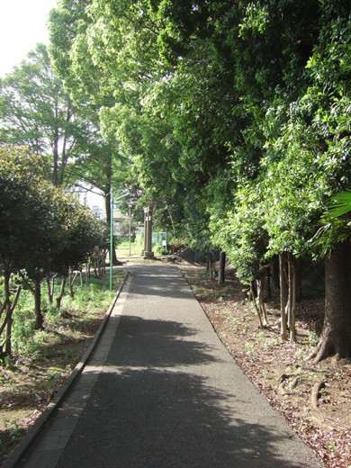 子安八幡神社のスロープ4