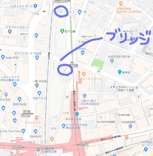 宮下公園にあった階段と橋9