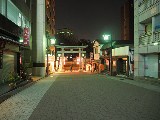 神田明神男坂の夜散歩4