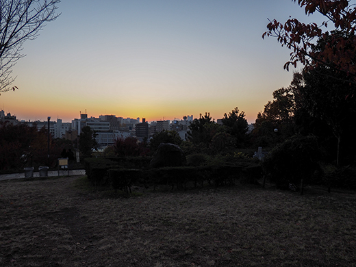 西郷山公園で富士山2