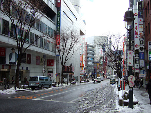 渋谷雪景2014_01