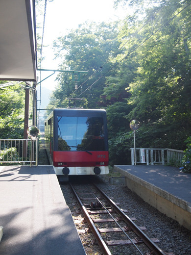 上強羅駅への坂道6